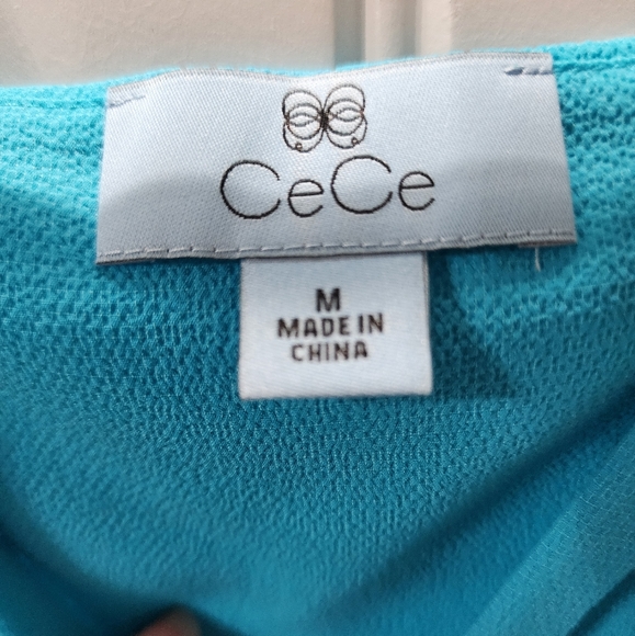 CeCe off the shoulder ruffle trim blouse - Picture 3 of 3